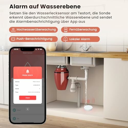 AVATTO Smart Wassermelder Zigbee